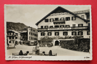 AK St Gilgen / 1935 / Gasthof zur Post / Hotel / Josef Gaderer Schneider / Salzburg
